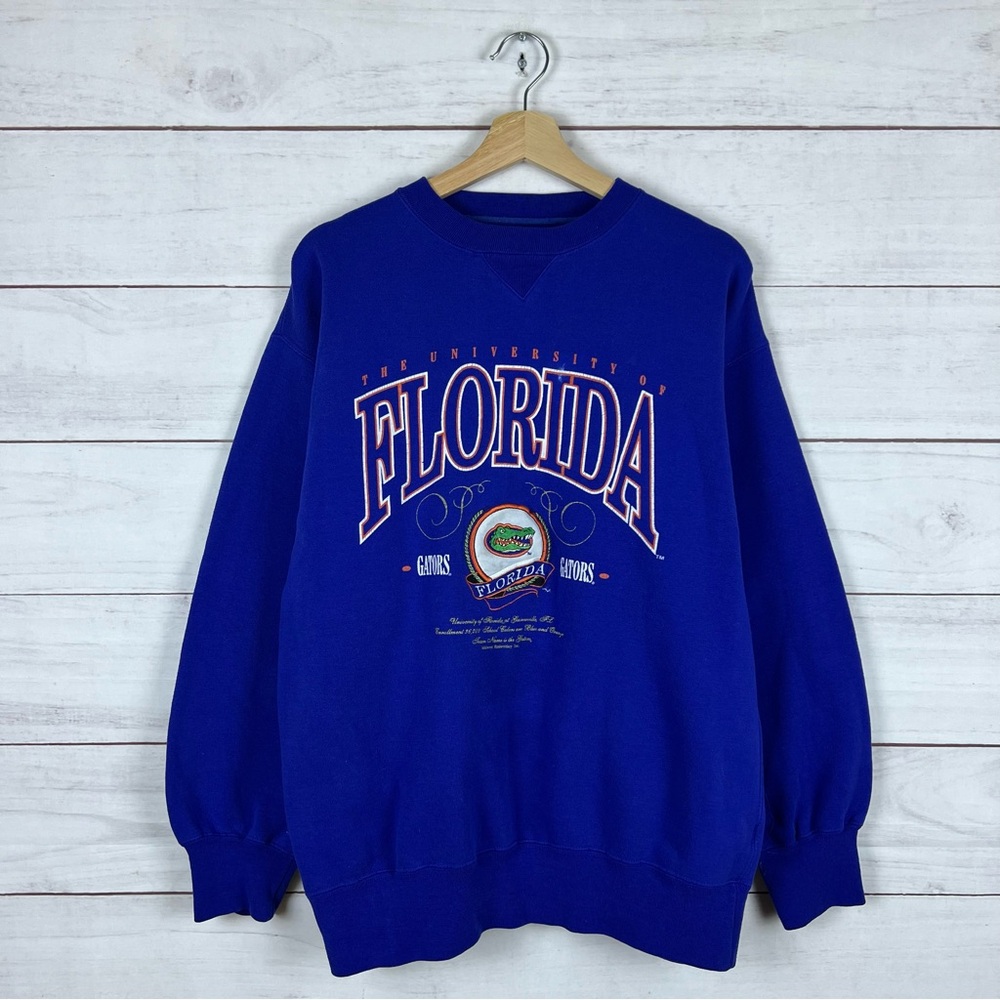 Vintage 90s Florida Gators Midwest Pullover Sweatshirt Large